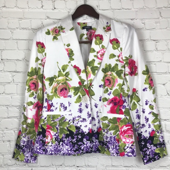 Elementz Jackets & Blazers - NWOT Elementz floral one button blazer sma…